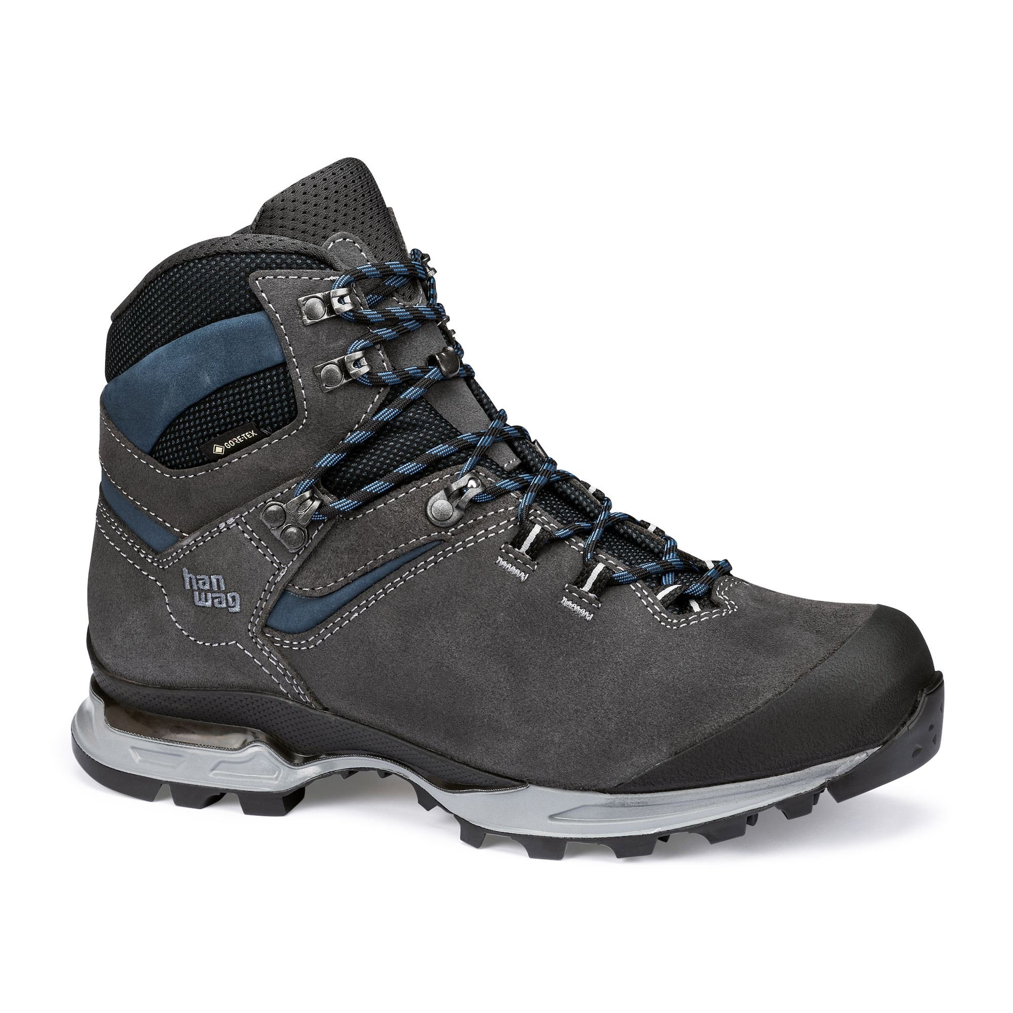 Hanwag Men's Tatra Light Wide GTX Hiking Boots Deep Grey/Blue HXFBK0765